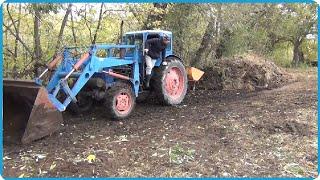 УДОБРЯЕМ ОГОРОД, ЭТОГО ДОБРА У НАС ХВАТАЕТ, ЖИЗНЬ В ДЕРЕВНЕ