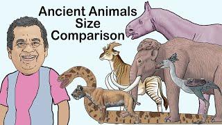 Prehistoric animals size comparison. Brahmanandam vs Monsters.