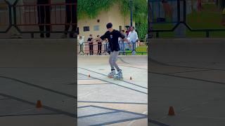 slalom skills #hamzaskater #ayazskatingclub #shortsvideo #skating #viralvideo