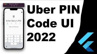 Flutter Tutorial - Uber OTP Verification UI 2022 Clean Code With Source Code