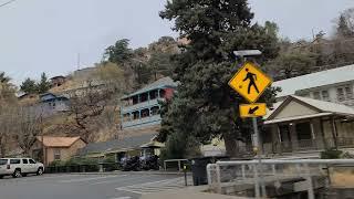 Driving Tour of Bisbee Arizona  on a Sunday Morning January 2024