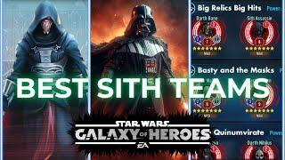 Sith Ranking, Farm Order & Team Splits for SWGOH