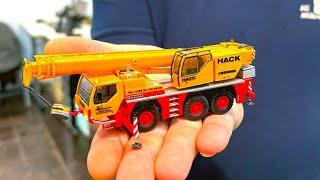 SUPER SMALL MICRO RC TRUCK ACTION - RC MICRO SCALE EXCAVATOR AND RC CRANE -RC MICRO G-CLASS MERCEDES