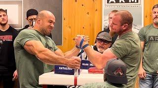 Andrei Shark vs Jordan Sill and Jacob Abbott Arm Wrestling 2021 #armwrestling #armsport