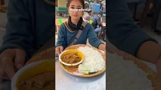 Madam Ji Dhaba Ki Special Regular Mutton Thali ₹160 Wali #mutton #muttoncurry #streetfood #shorts