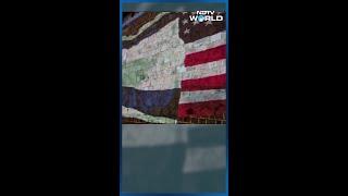 Flags Of US And Israel Projected Onto The Walls Of Jerusalem’s Old City