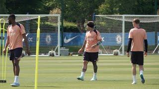 Chelsea train ahead of Conference League Final ahead of Real Betis 