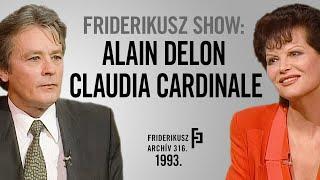 FRIDERIKUSZ SHOW: ALAIN DELON AND CLAUDIA CARDINALE, 1993. /// Friderikusz Archive 316.