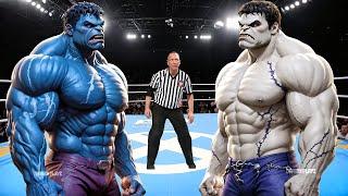 BLUE HULK VS WHITE HULK - EPIC BATTLE