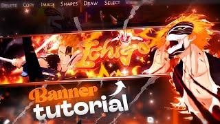 How To Make Anime Banner On Android/Ios | Anime Youtube Banner Tutorial