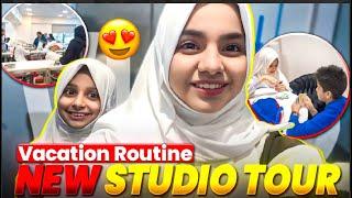 New Studio tour | vacation routine | bread making | tahoor Fatima Raad |