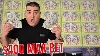 $400 Spin MASSIVE JACKPOT On High Limit Slot Machine In Las Vegas