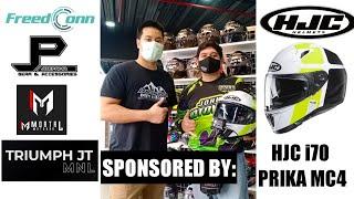 i70 PRIKA MC4 SPONSORED BY: HJC HELMET PHILIPPINES TRIUMPH JT MNL