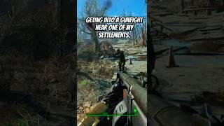 Having a Gunfight near my Settlement #fallout4