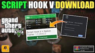 GTA V - HOW TO DOWNLOAD SCRIPT HOOK V 1.0.2845.0 VERSION | SHIVAXD [ 2K23 ]