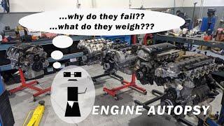 Weighing BMW engines - S65 vs S54 vs S85 vs N54 vs LS3