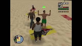 разборки на пляже GTA San Andreas