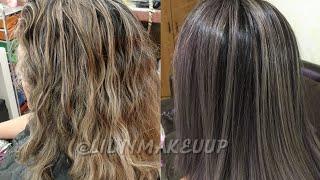 Baño de color para cabello con mechas / Lilyymakeuup