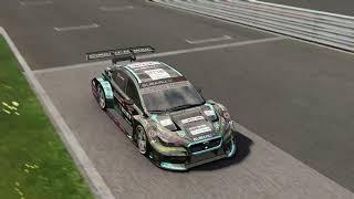 Assetto corsa. Mantorp park. Subaru WRX STi GT3  1:17,013   Клавомышь