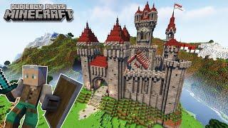 Finishing my Minecraft SURVIVAL CASTLE!!!