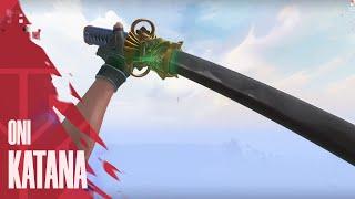 ONI KATANA SKIN GAMEPLAY (ALL COLORS) - VALORANT ONI 2.0 SKINS