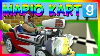 MARIO KART RACING | Garry's Mod Mario Kart Mod | New Vehicles and Customization