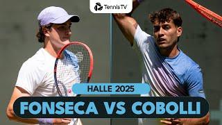 Joao Fonseca vs Flavio Cobolli Battle Right To The End! | Halle 2025 Highlights