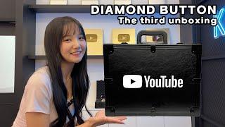 [SUB]Unboxing Our Third Diamond Play Button! 