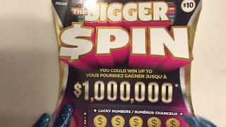 THE BIGGER SPIN, OLG, VANBEARSLOTS VS CP SCRATCHER, ONTARIO VS SASKATCHEWAN