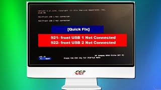 [Fixed] 921-922 Front USB Not connected