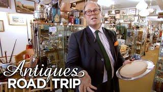 James Finds a Silver James Dixon and Sons Bread Board | Day 4 Season 16 | Antiques Road Trip