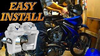 How to Install Rox Risers | KLR650