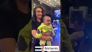 Хонзода Дустова фарзанди билан 🫶. Obuna bo'ling #rek #shou biznes