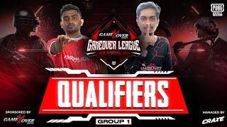 [EN] PUBG MOBILE GAMEOVER LEAGUE S1 | Qualifiers 1 | #GAMEOVR #MAFIA #FZ #BLK #MRG