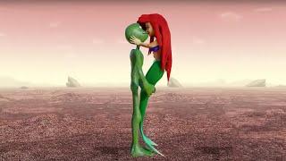 Dame tu Cosita kiss Ariel The Mermaid Princess