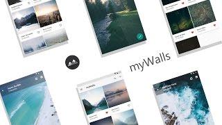 myWalls - Best wallpapers from Unsplash (Android App)