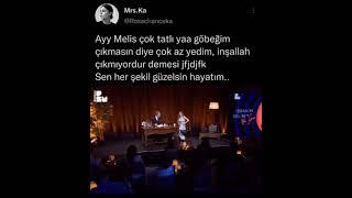 Melis Sezen göbeğim çıkmasın diye..
