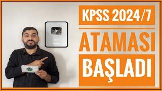 KPSS 2024/7 MERKEZİ ATAMASI BAŞLADI (KENTSEL DÖNÜŞÜM BAŞKANLIĞI MÜLAKATSIZ 84 ATAMA)