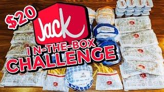 JACK IN THE BOX $20 VALUE MENU CHALLENGE!!