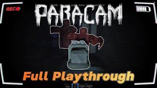 ROBLOX PARACAM - Solo Playthrough (CHAPTER 1)