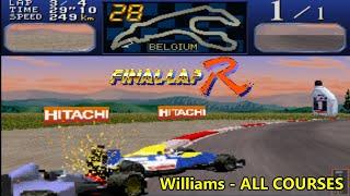 Final Lap R - Namco System FL - All Courses - Williams - Full Races