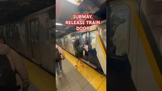 SUBWAY. RELEASE TRAIN DOOR#shorts #youtubeshorts #trending #youtube #viralvideo #ytshorts #video