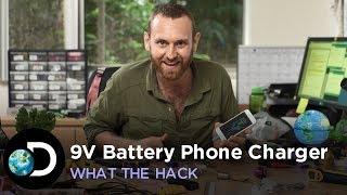 9V Battery Phone Charger | What The Hack