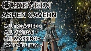 Code Vein - Ashen Cavern All Vestige + Chest + Mistle  + Valuable item Location (100% Guide)