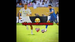 Trent discovered new way of no look defending #alexanderarnold #realmadrid #defending