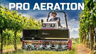 Coreless Aeration In Vineyards | Ventrac Aera-Vator