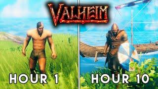 Valheim Survival: BEST FIRST DAY!!!