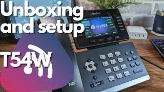 *NEW* Unboxing and Set up of the Yealink SIP-T54W