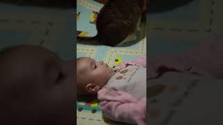 Вікторія і кіт Мурчик #вікторія #viktoria #baby #дівчинка