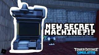 NEW SECRET MACHINE IN TOWER DEFENSE SIMULATOR?!? (TDS)